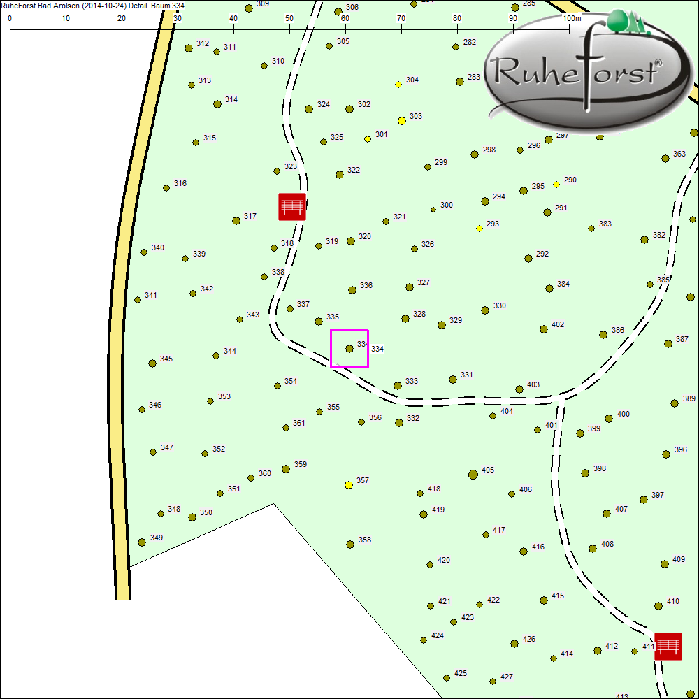 Detailkarte zu Baum 334