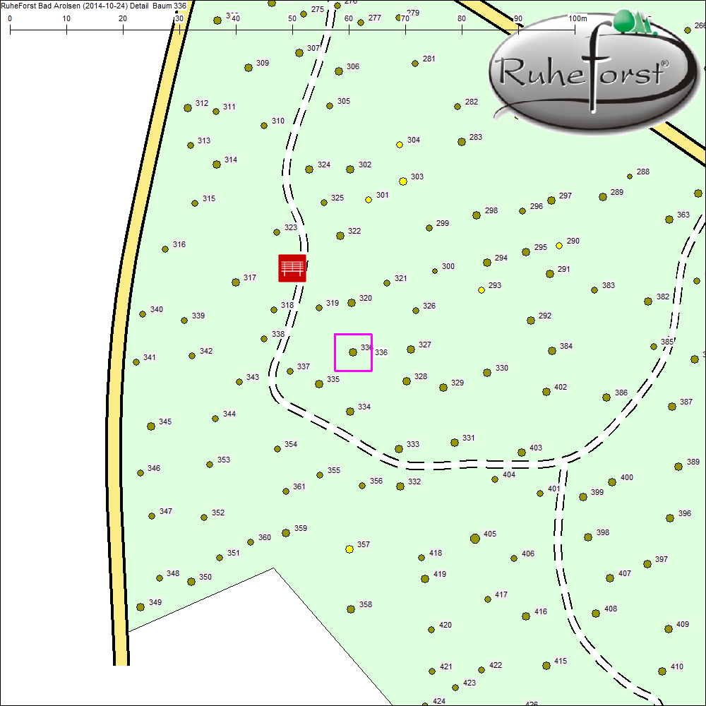 Detailkarte zu Baum 336