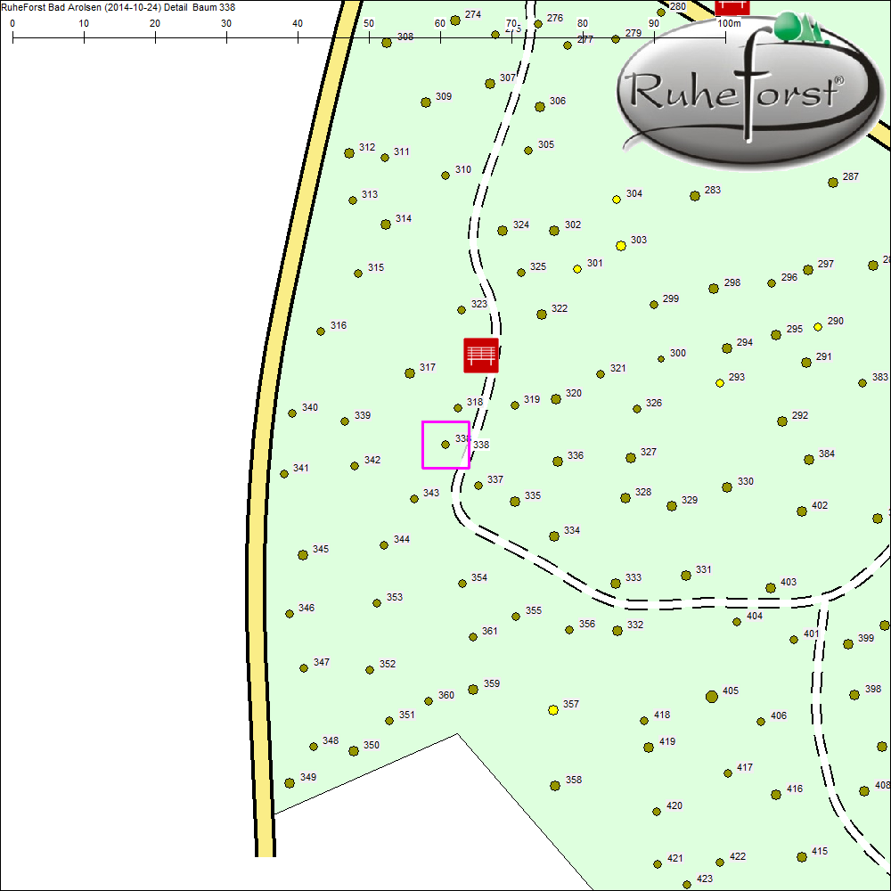 Detailkarte zu Baum 338