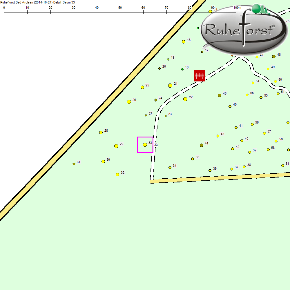 Detailkarte zu Baum 33