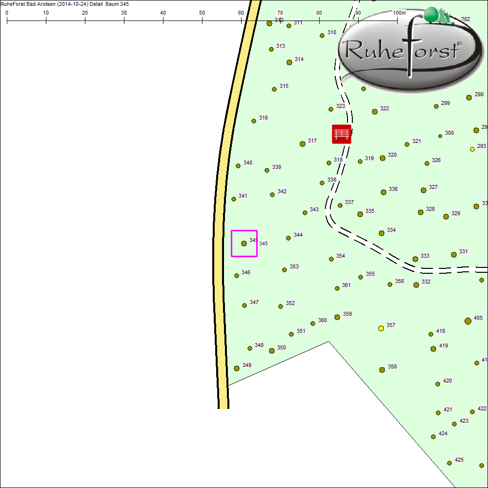 Detailkarte zu Baum 345