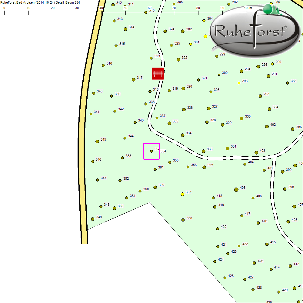 Detailkarte zu Baum 354