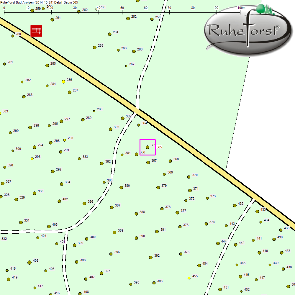 Detailkarte zu Baum 365