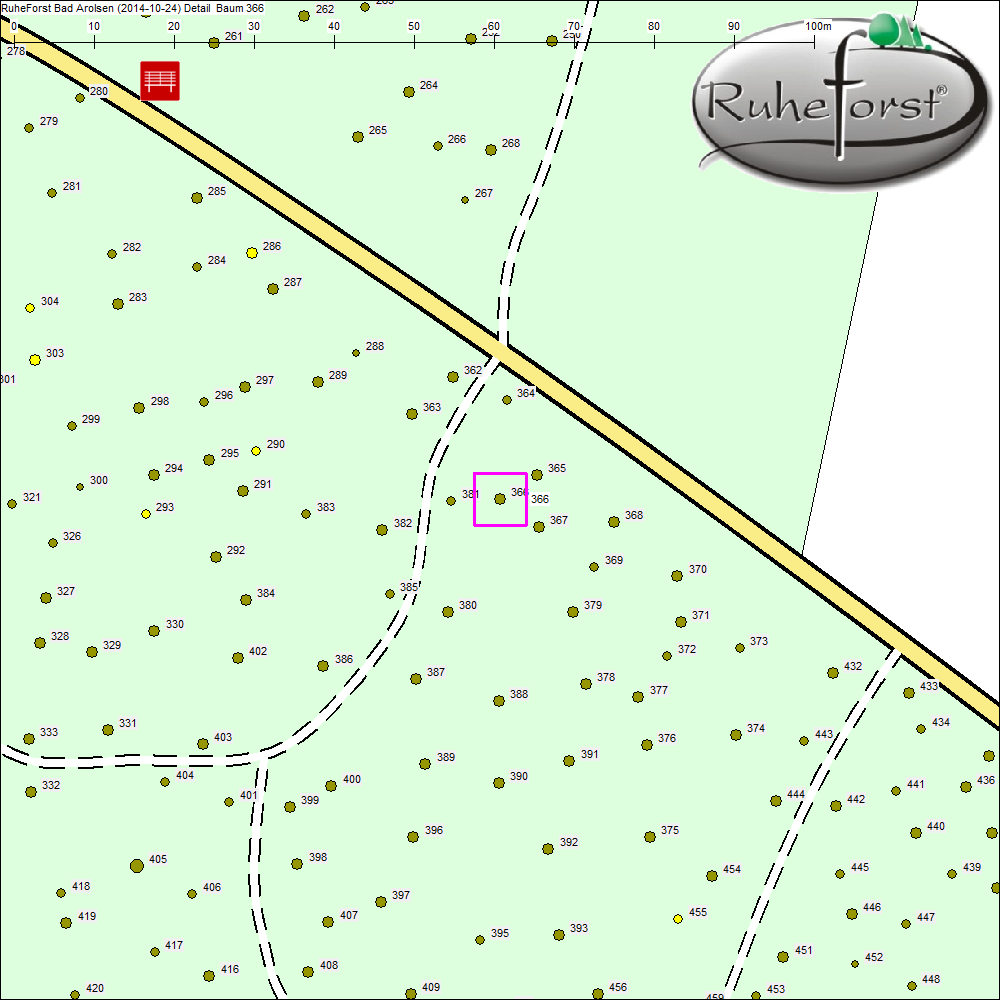Detailkarte zu Baum 366