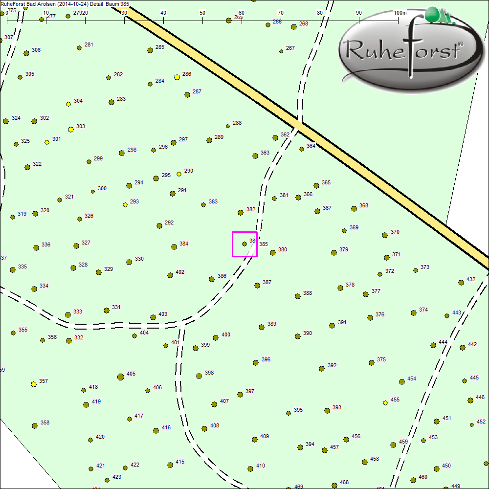 Detailkarte zu Baum 385