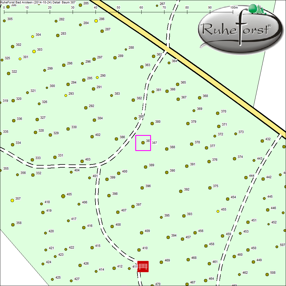 Detailkarte zu Baum 387