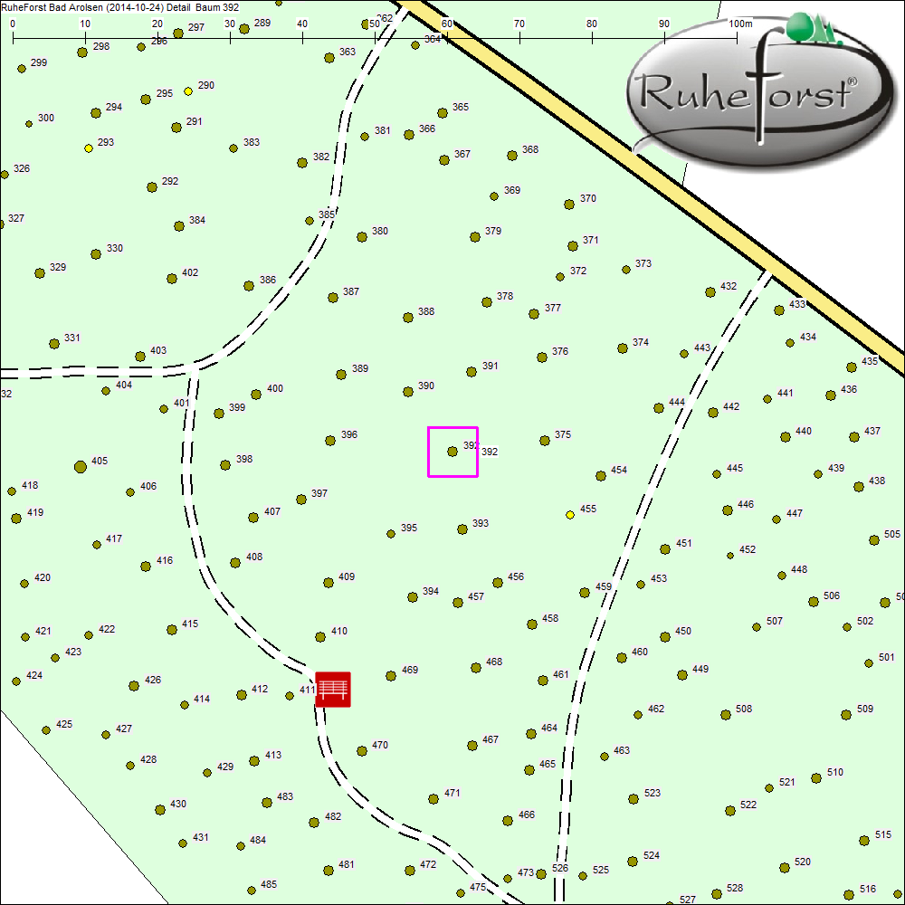 Detailkarte zu Baum 392