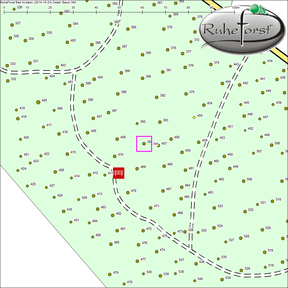 Detailkarte zu Baum 394