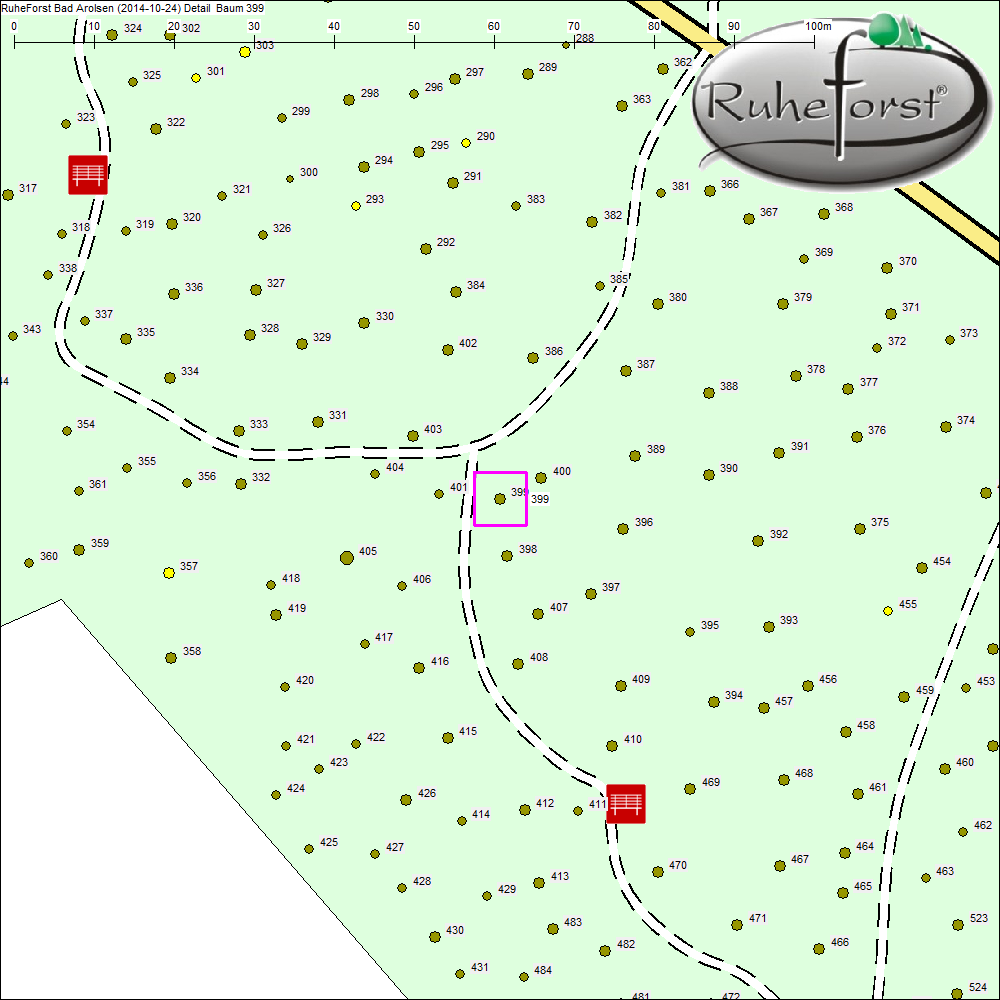 Detailkarte zu Baum 399