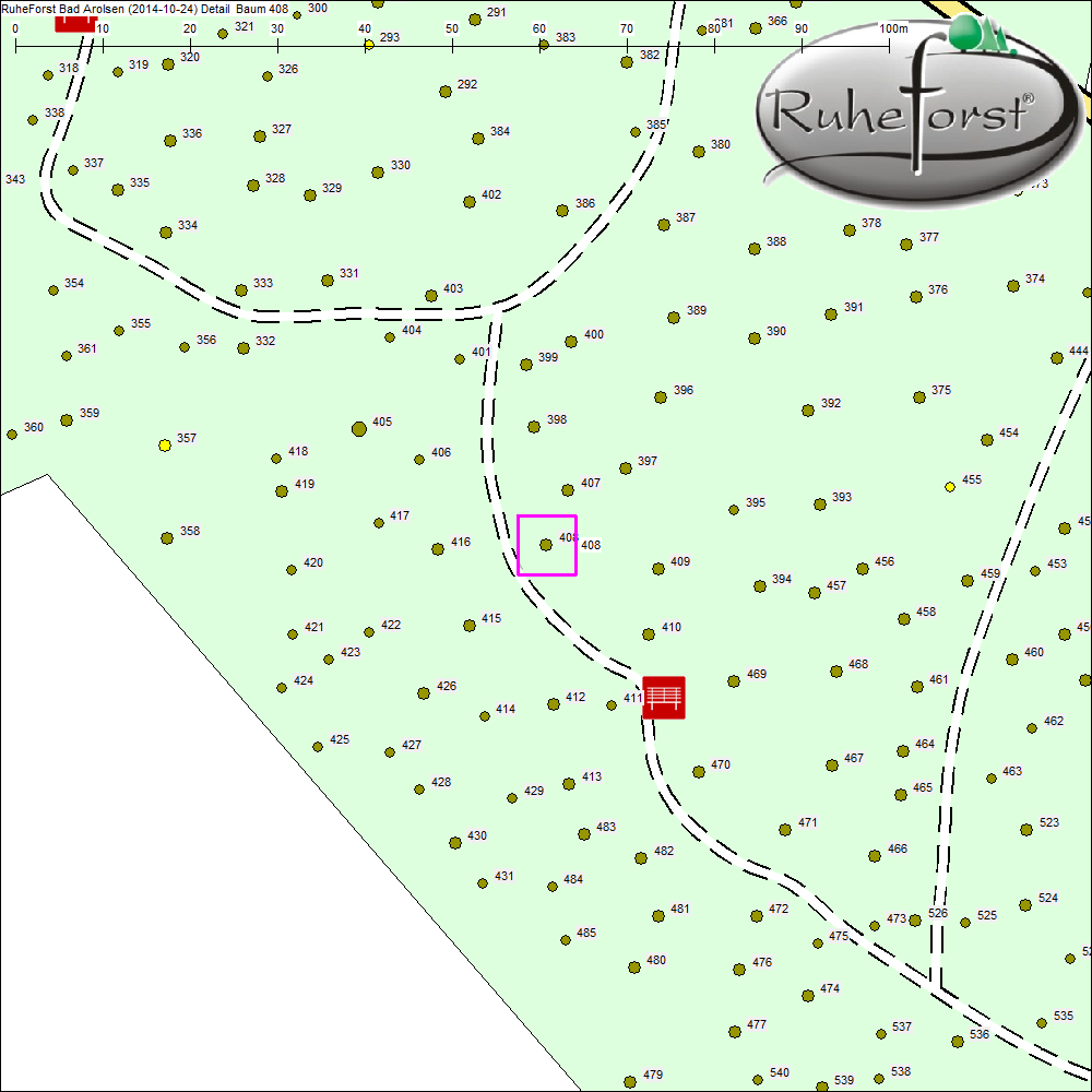 Detailkarte zu Baum 408