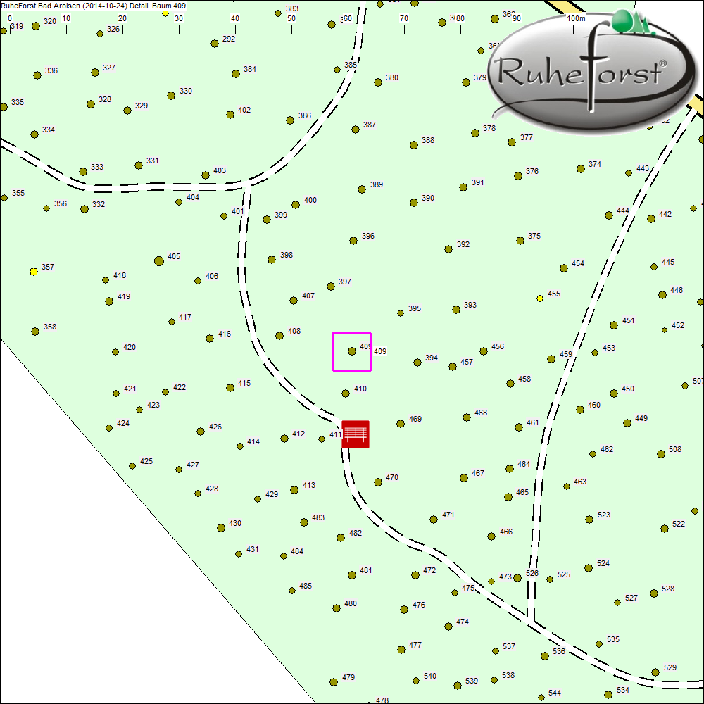 Detailkarte zu Baum 409