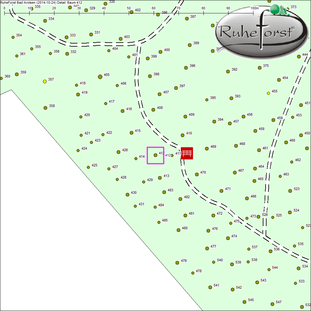 Detailkarte zu Baum 412