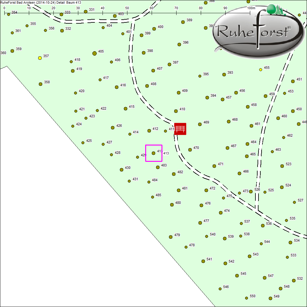 Detailkarte zu Baum 413