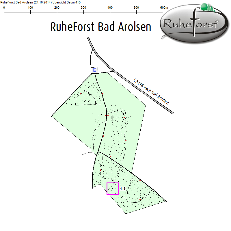 &Uuml;bersichtskarte zu Baum 415