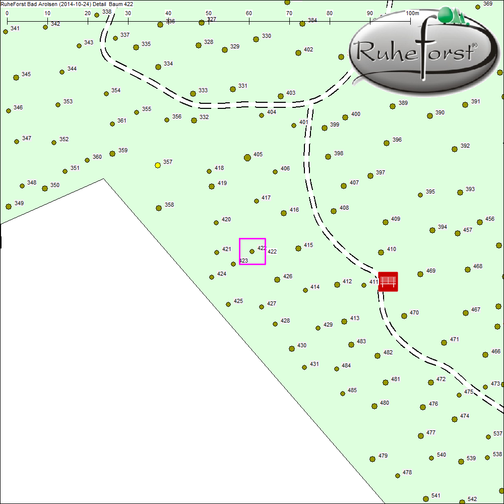 Detailkarte zu Baum 422