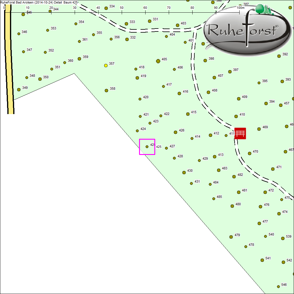 Detailkarte zu Baum 425