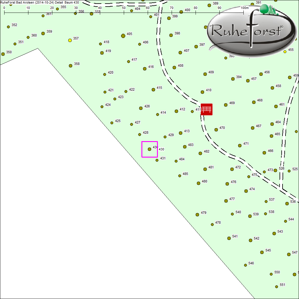 Detailkarte zu Baum 430