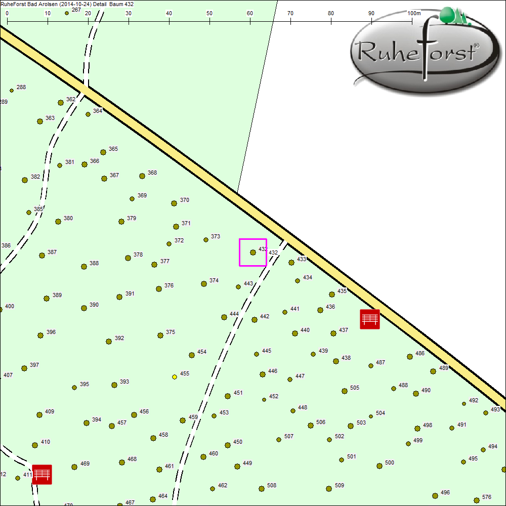 Detailkarte zu Baum 432