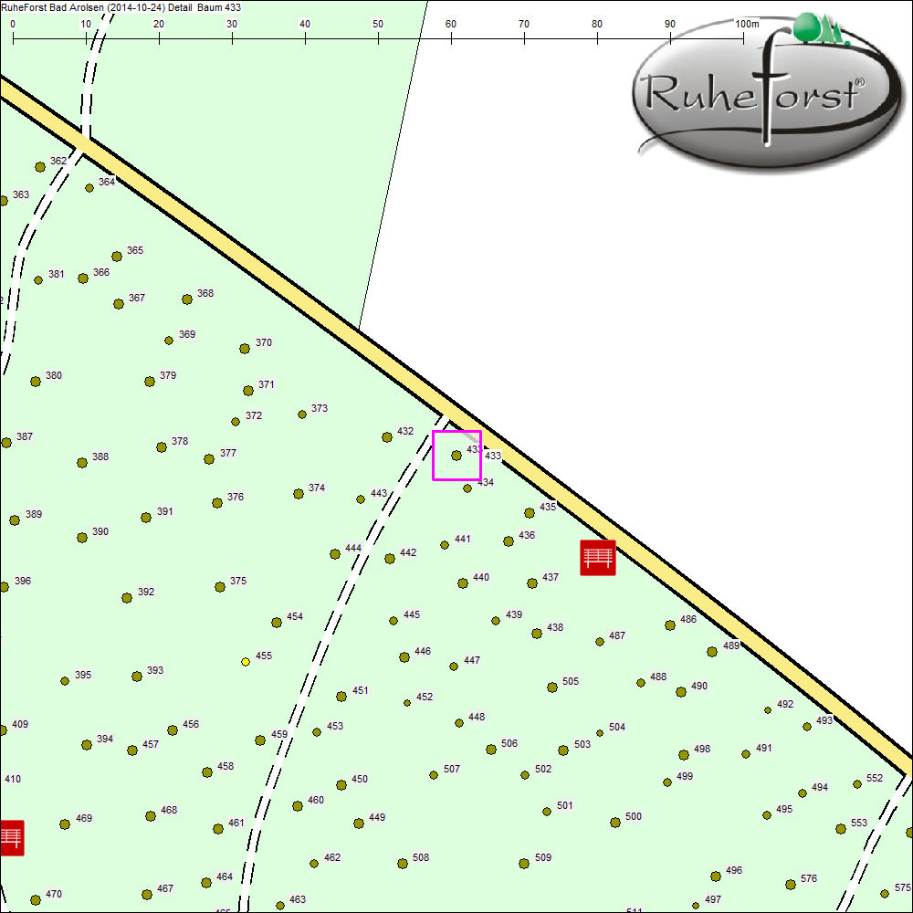Detailkarte zu Baum 433