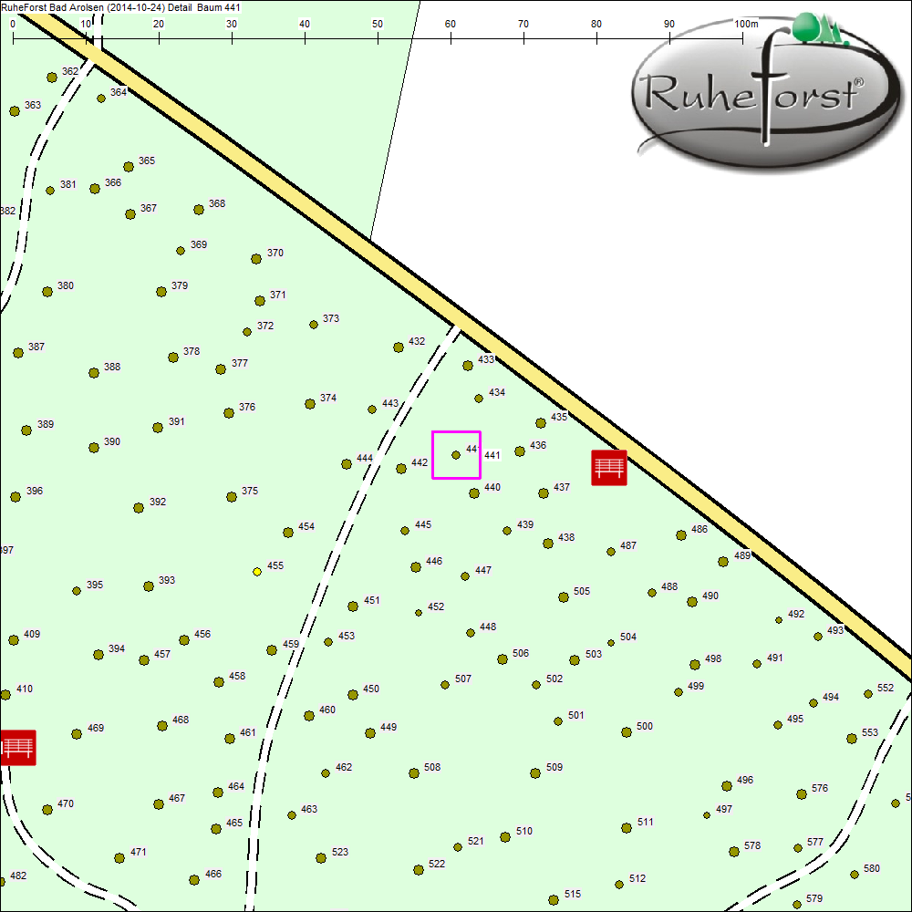 Detailkarte zu Baum 441