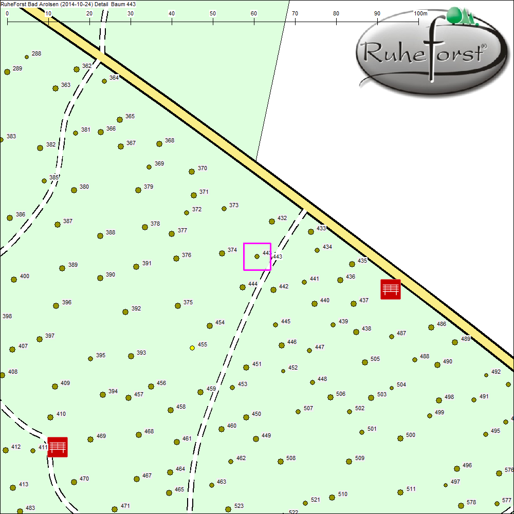 Detailkarte zu Baum 443