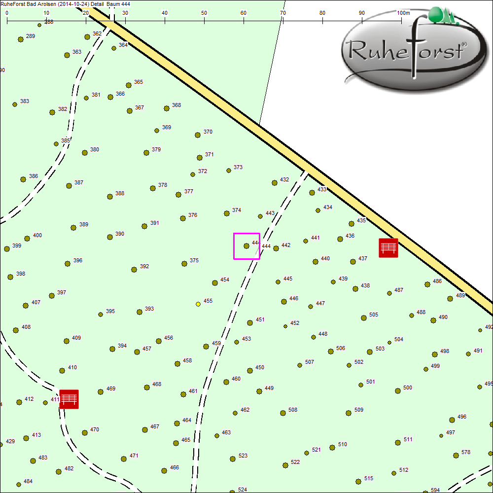Detailkarte zu Baum 444