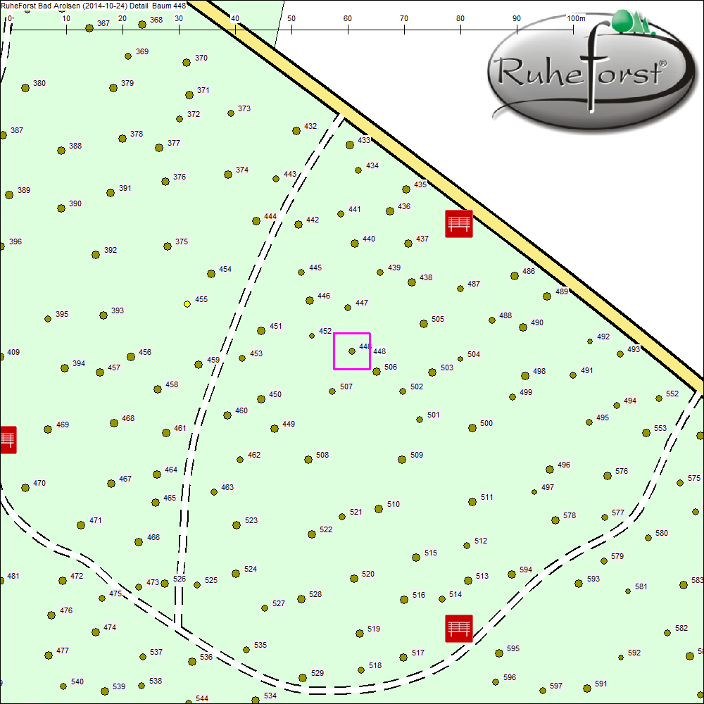 Detailkarte zu Baum 448