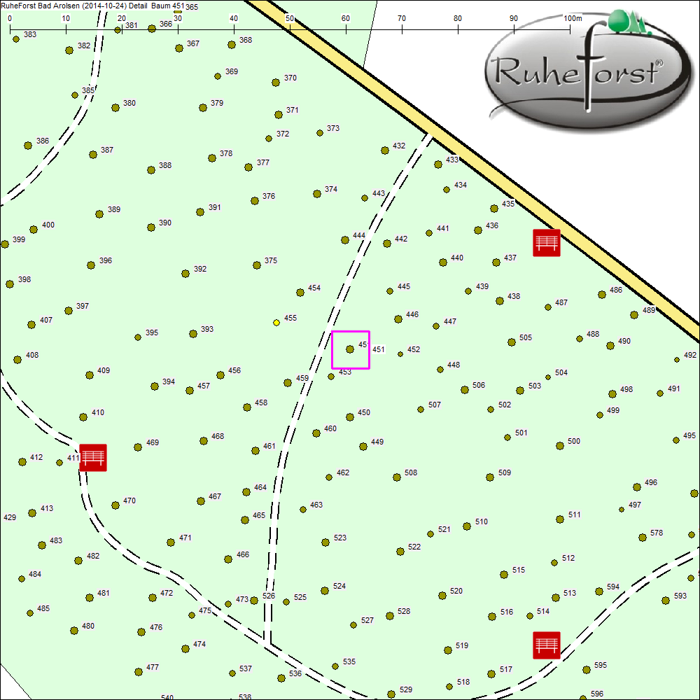 Detailkarte zu Baum 451