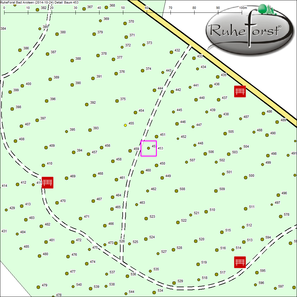 Detailkarte zu Baum 453