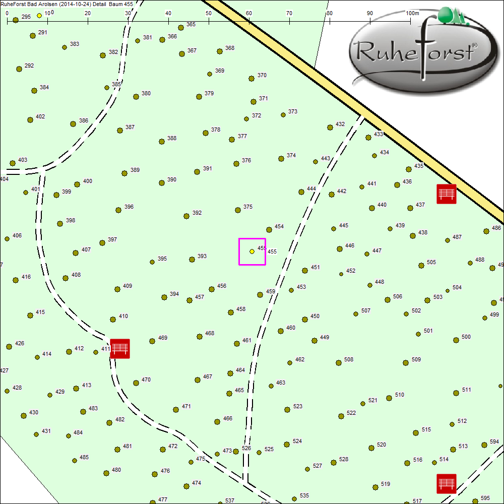 Detailkarte zu Baum 455
