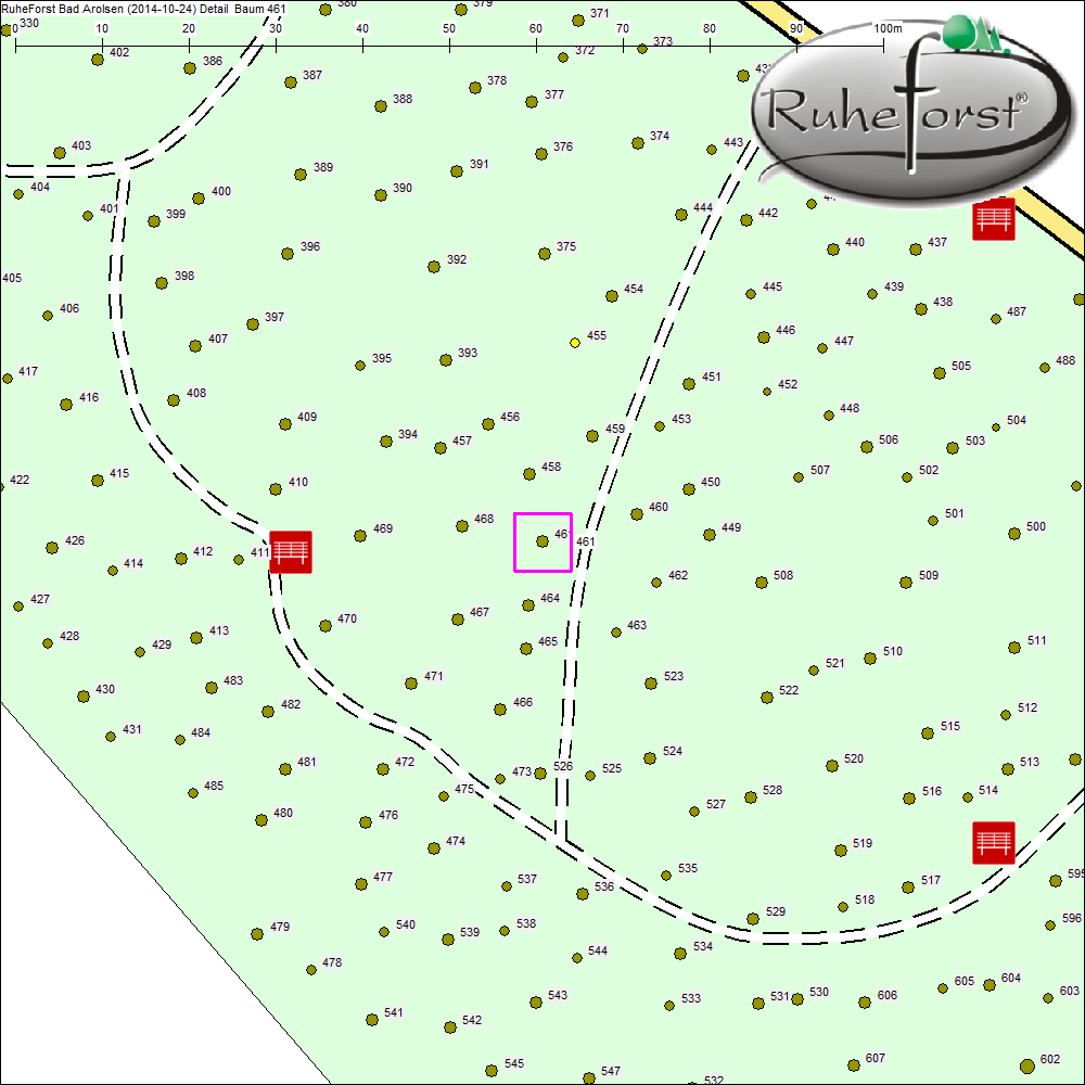 Detailkarte zu Baum 461