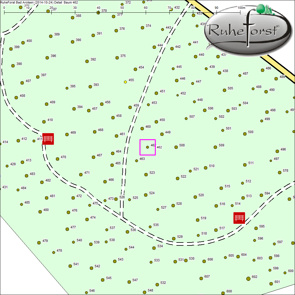 Detailkarte zu Baum 462