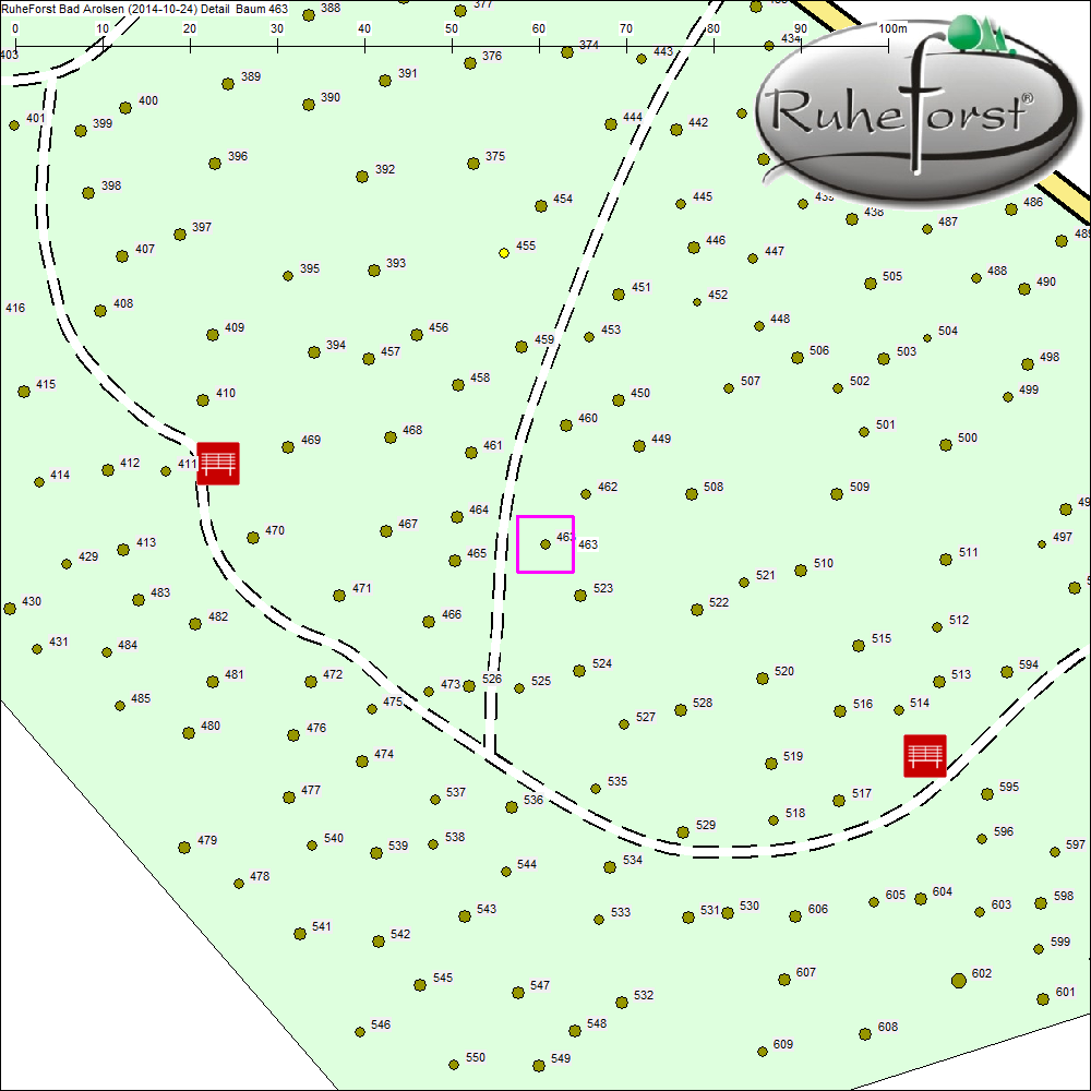 Detailkarte zu Baum 463