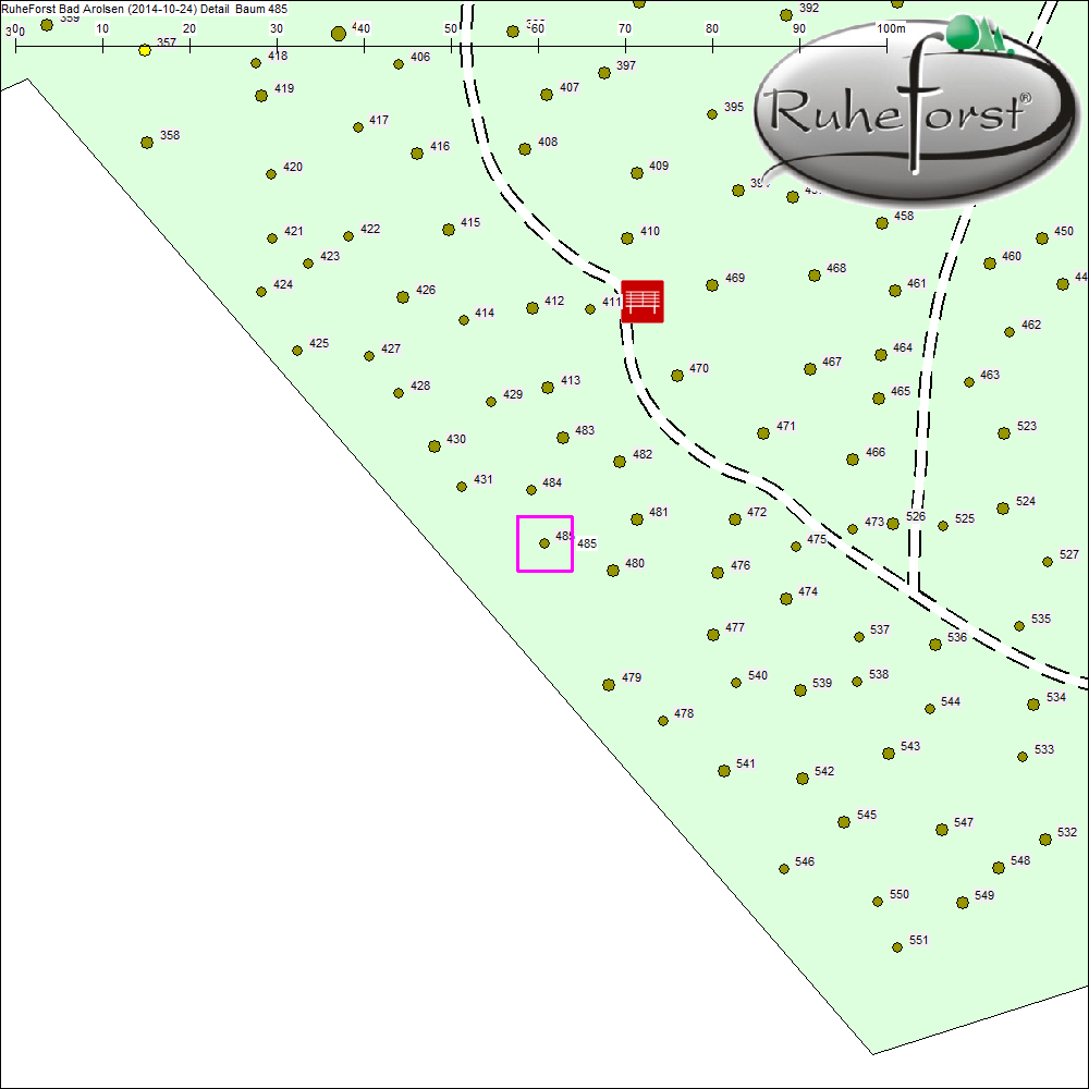 Detailkarte zu Baum 485