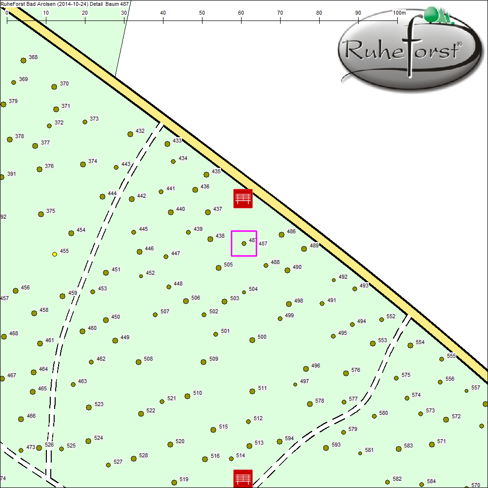 Detailkarte zu Baum 487