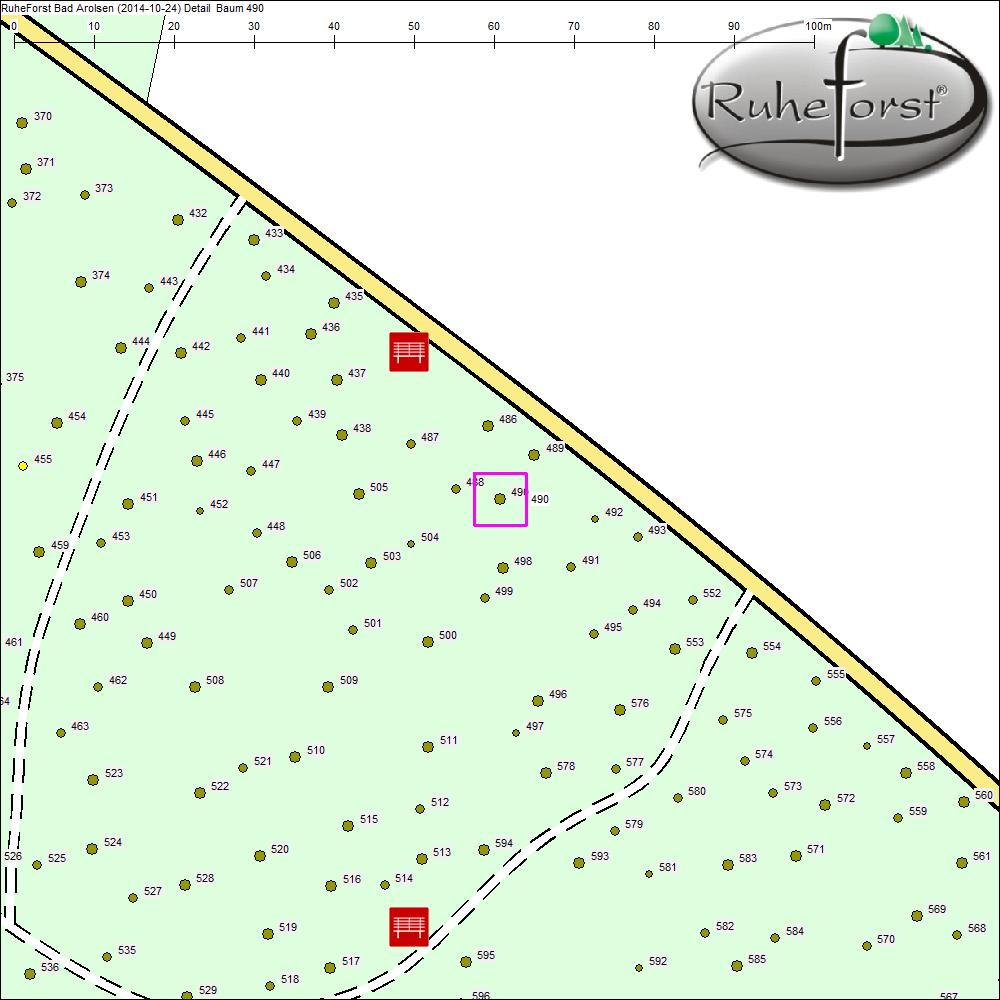 Detailkarte zu Baum 490