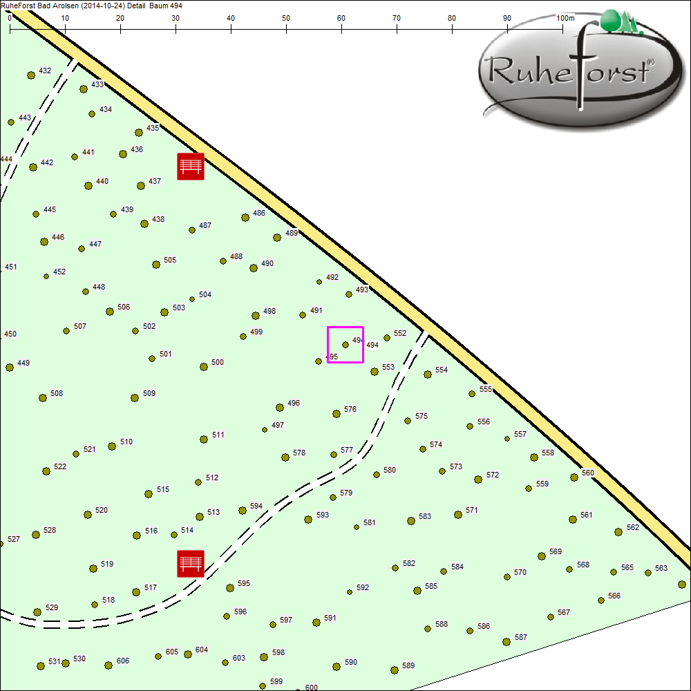 Detailkarte zu Baum 494