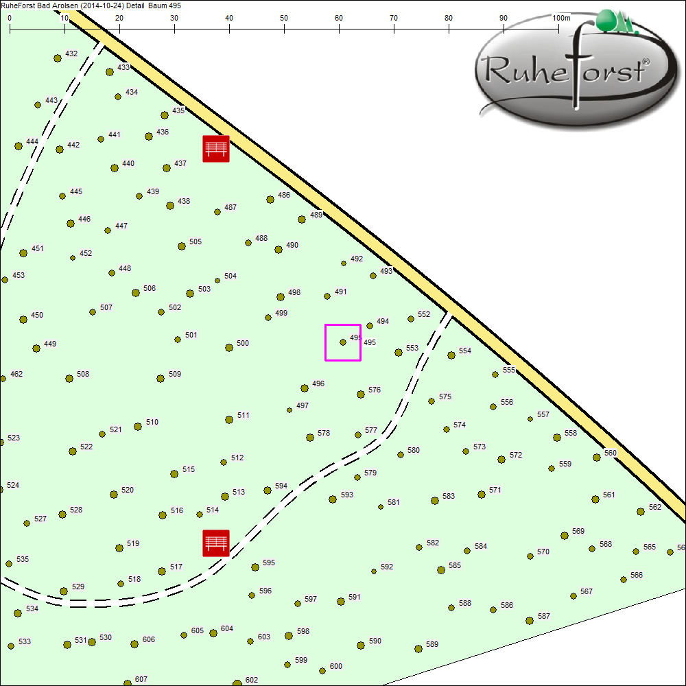 Detailkarte zu Baum 495