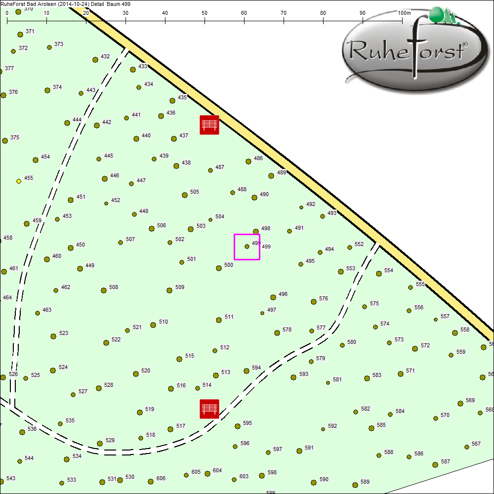 Detailkarte zu Baum 499