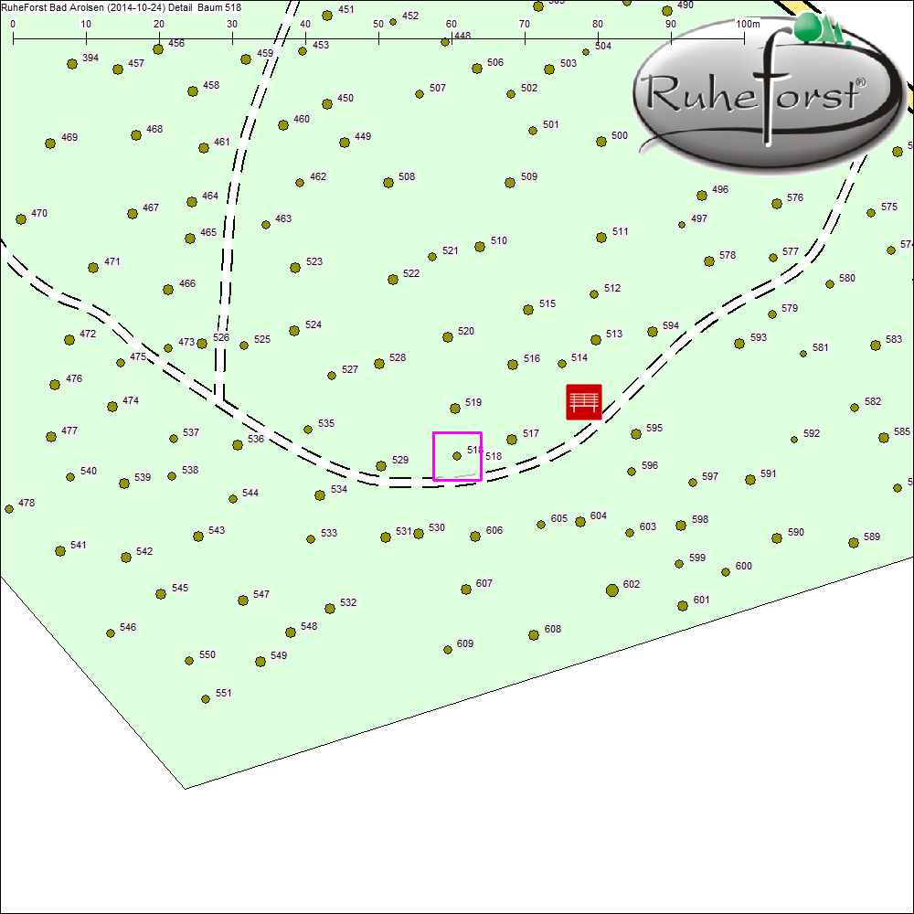 Detailkarte zu Baum 518