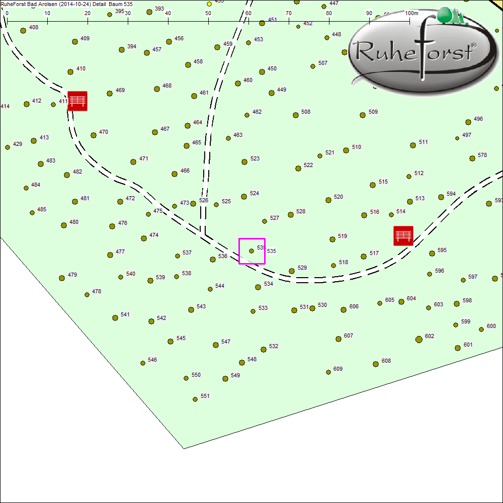Detailkarte zu Baum 535