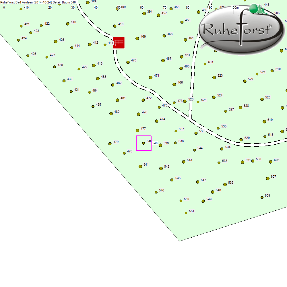 Detailkarte zu Baum 540
