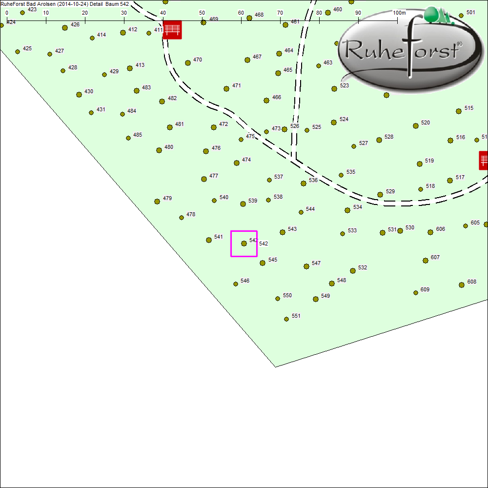 Detailkarte zu Baum 542