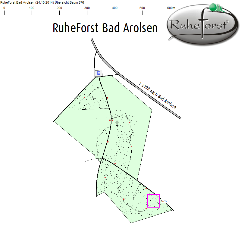 &Uuml;bersichtskarte zu Baum 576