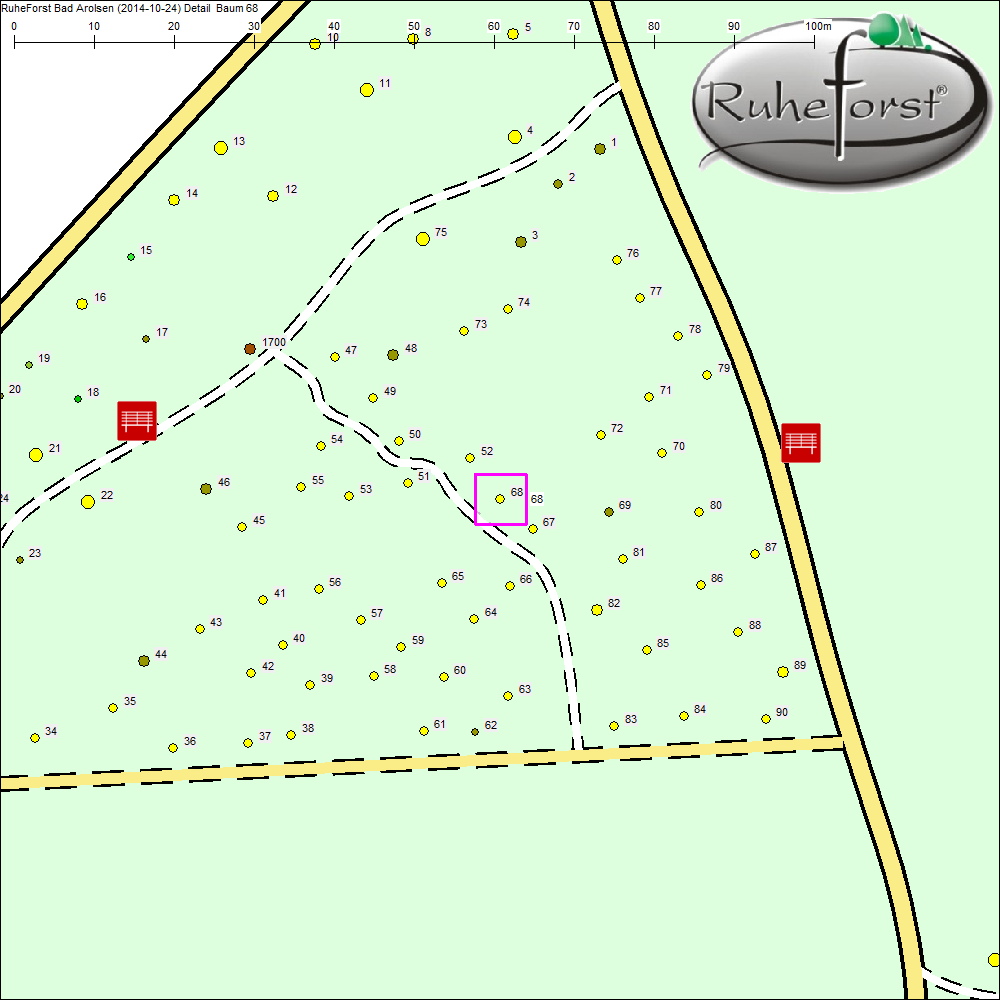 Detailkarte zu Baum 68