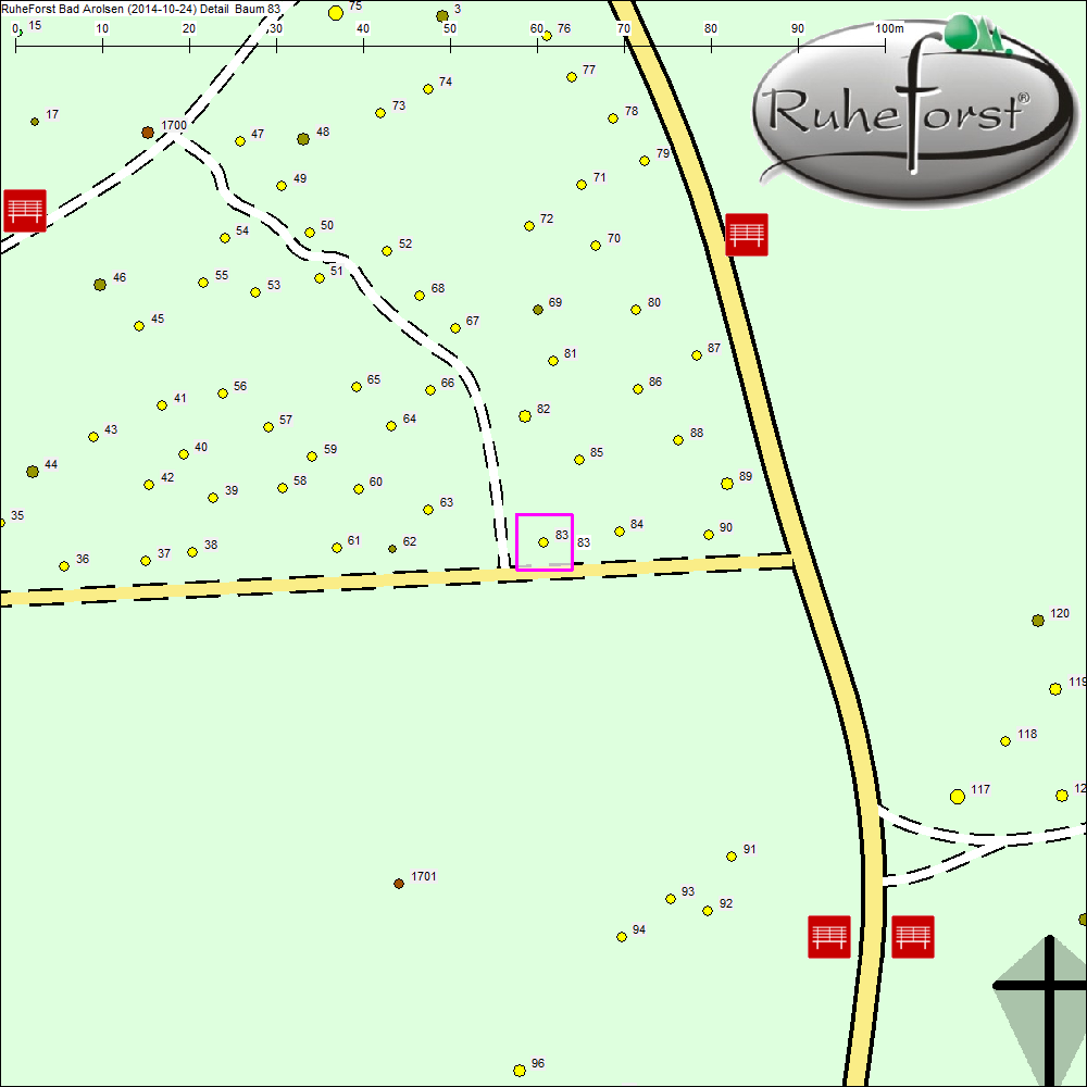 Detailkarte zu Baum 83