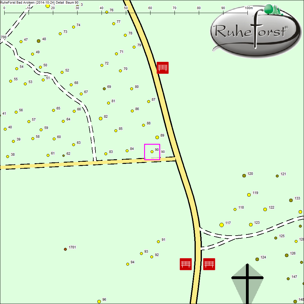 Detailkarte zu Baum 90